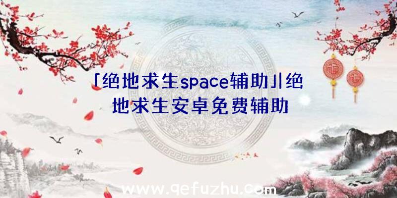 「绝地求生space辅助」|绝地求生安卓免费辅助